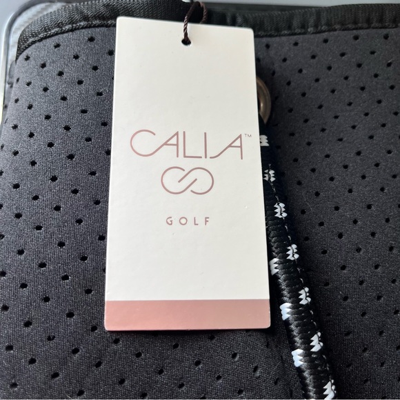 CALIA Golf Neoprene‎ Tote Black Expandable Snap Bag Removable Bottom Handles $64 - Picture 11 of 13